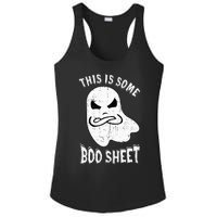 This Is Some Boo Sheet Halloween Ghost Funny Ladies PosiCharge Competitor Racerback Tank