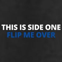 This Is Side One Flip Me Over Garment-Dyed Fleece Hoodie