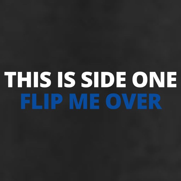 This Is Side One Flip Me Over 12oz Stainless Steel Coffee Mug