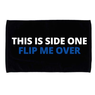 This Is Side One Flip Me Over Microfiber Hand Towel