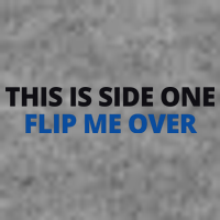 This Is Side One Flip Me Over Baby Bodysuit