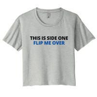 This Is Side One Flip Me Over Crop Top