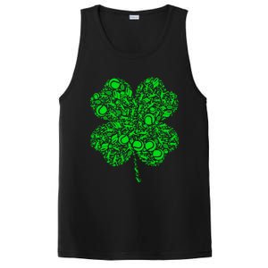 Tennis Irish Shamrock Green Lucky Clover Gift St Patrick's Day Meaningful Gift PosiCharge Competitor Tank