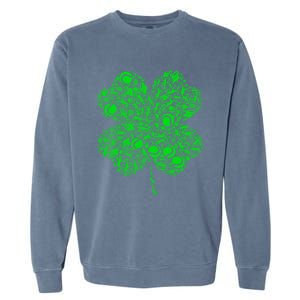 Tennis Irish Shamrock Green Lucky Clover Gift St Patrick's Day Meaningful Gift Garment-Dyed Sweatshirt