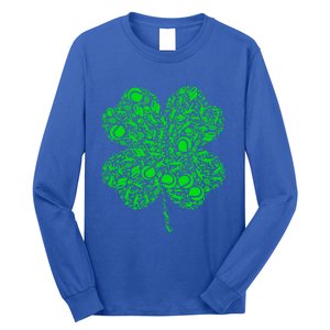 Tennis Irish Shamrock Green Lucky Clover Gift St Patrick's Day Meaningful Gift Long Sleeve Shirt