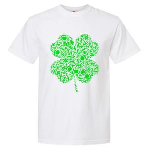 Tennis Irish Shamrock Green Lucky Clover Gift St Patrick's Day Meaningful Gift Garment-Dyed Heavyweight T-Shirt