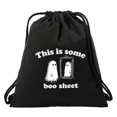 This Is Some Boo Sheet Halloween Drawstring Bag