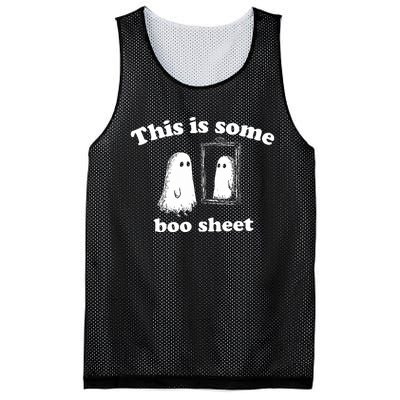 This Is Some Boo Sheet Halloween Mesh Reversible Basketball Jersey Tank