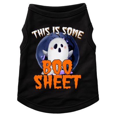This Is Some Boo Sheet Funny Halloween Ghost Doggie Tank