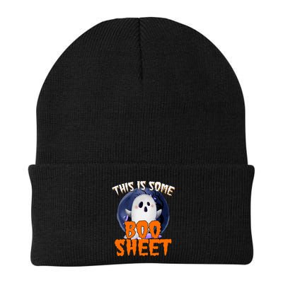 This Is Some Boo Sheet Funny Halloween Ghost Beanie