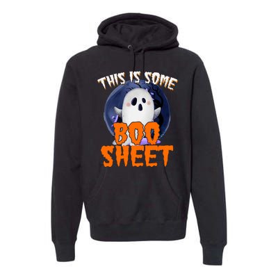 This Is Some Boo Sheet Funny Halloween Ghost Premium Hoodie