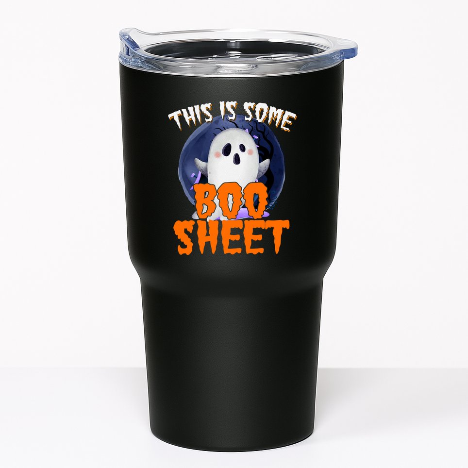 This Is Some Boo Sheet Funny Halloween Ghost Tumbler