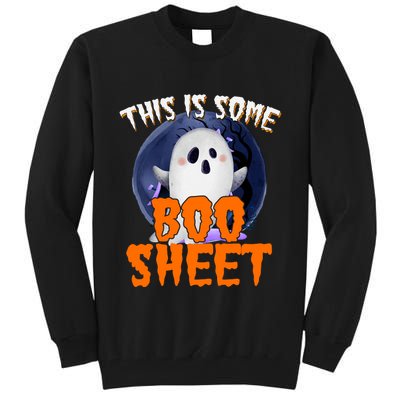 This Is Some Boo Sheet Funny Halloween Ghost Tall Sweatshirt