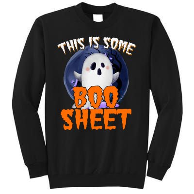 This Is Some Boo Sheet Funny Halloween Ghost Tall Sweatshirt