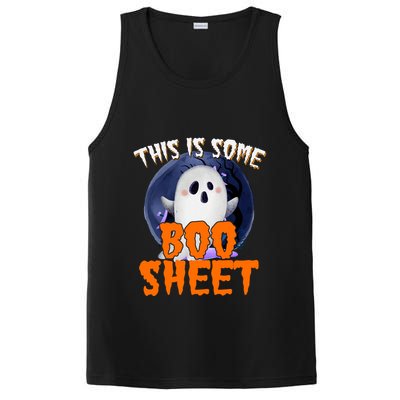 This Is Some Boo Sheet Funny Halloween Ghost PosiCharge Competitor Tank