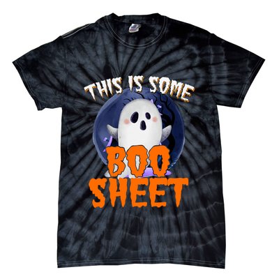This Is Some Boo Sheet Funny Halloween Ghost Tie-Dye T-Shirt