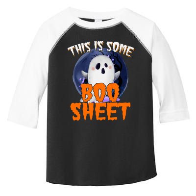 This Is Some Boo Sheet Funny Halloween Ghost Toddler Fine Jersey T-Shirt