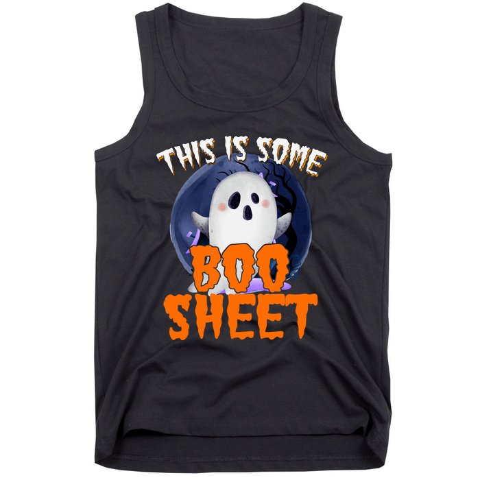 This Is Some Boo Sheet Funny Halloween Ghost Tank Top