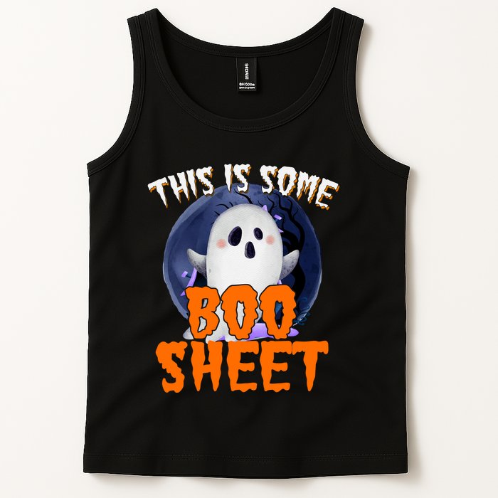 This Is Some Boo Sheet Funny Halloween Ghost Tank Top