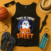 This Is Some Boo Sheet Funny Halloween Ghost Tank Top