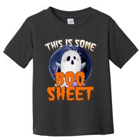 This Is Some Boo Sheet Funny Halloween Ghost Toddler T-Shirt
