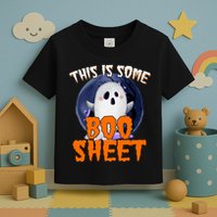 This Is Some Boo Sheet Funny Halloween Ghost Toddler T-Shirt