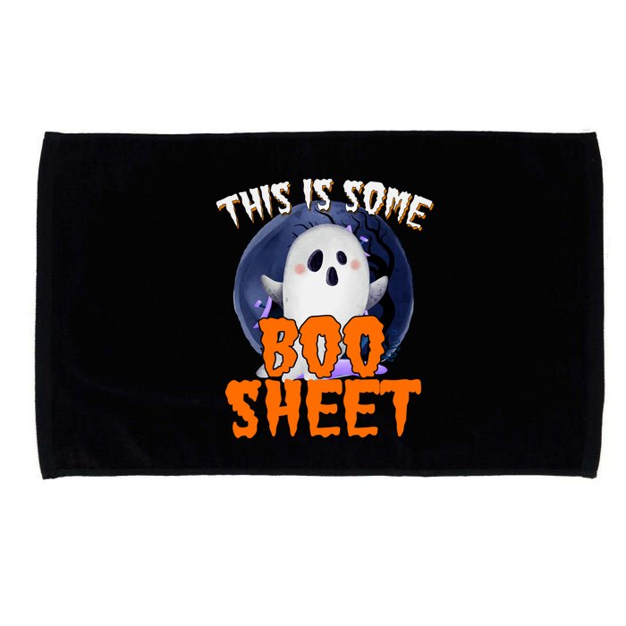 This Is Some Boo Sheet Funny Halloween Ghost Microfiber Hand Towel