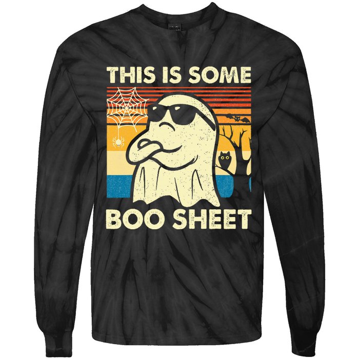 This Is Some Boo Sheet Ghost Tie-Dye Long Sleeve Shirt