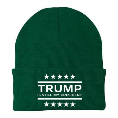 Trump Is Still My President Conservative America 2024 Usa Knit Cap Winter Beanie