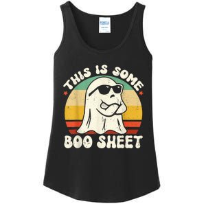 This Is Some Boo Sheet Retro Halloween Costume  Wo Ladies Essential Tank