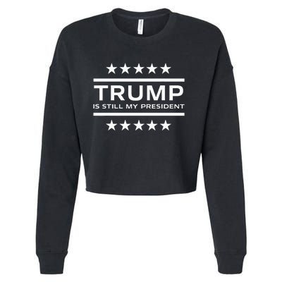 Trump Is Still My President Conservative America 2024 Usa Cropped Pullover Crew