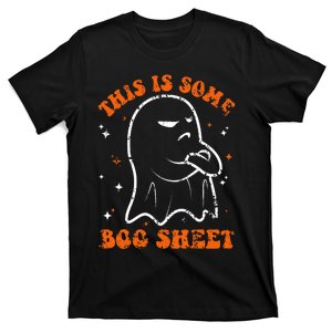 This Is Some Boo Sheet Funny Ghost Halloween Costume Retro T-Shirt