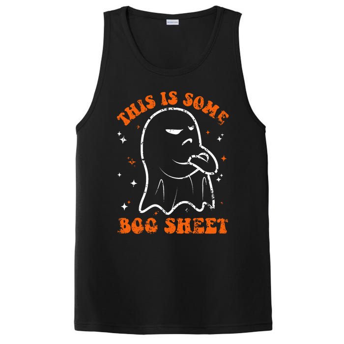 This Is Some Boo Sheet Funny Ghost Halloween Costume Retro PosiCharge Competitor Tank