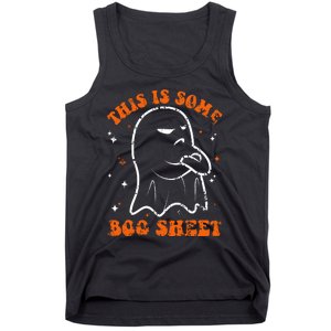 This Is Some Boo Sheet Funny Ghost Halloween Costume Retro Tank Top