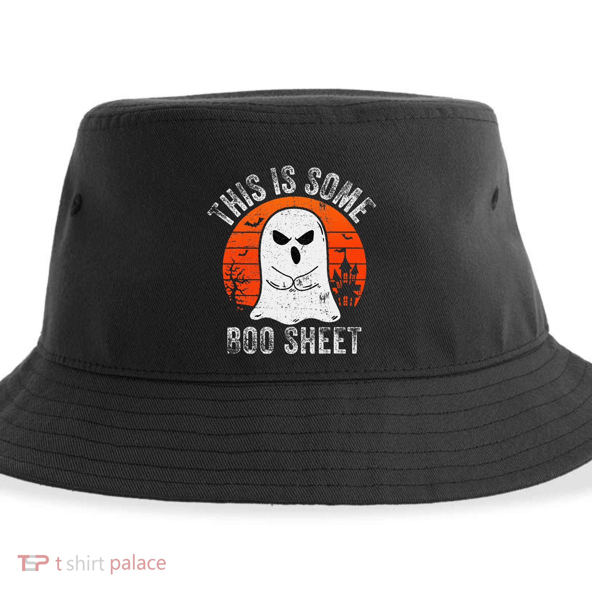 This Is Some Boo Sheet Ghost Halloween Costume Sustainable Bucket Hat