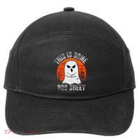 This Is Some Boo Sheet Ghost Halloween Costume 7-Panel Snapback Hat