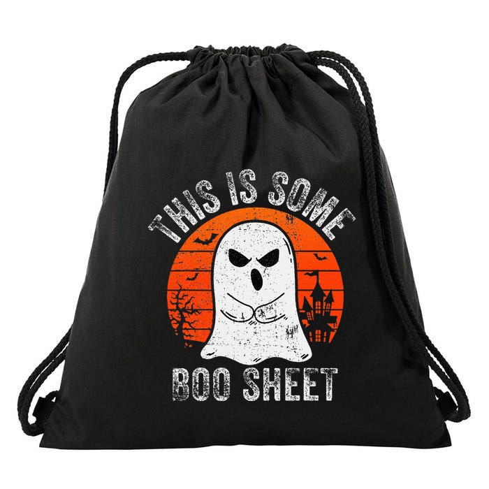 This Is Some Boo Sheet Ghost Halloween Costume Drawstring Bag