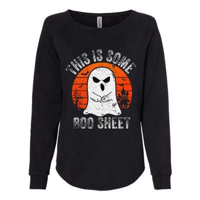 This Is Some Boo Sheet Ghost Halloween Costume Womens California Wash Sweatshirt