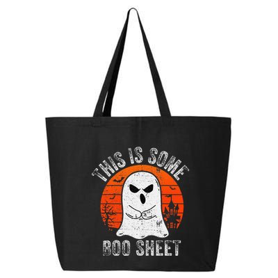 This Is Some Boo Sheet Ghost Halloween Costume 25L Jumbo Tote