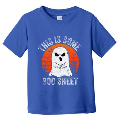 This Is Some Boo Sheet Ghost Halloween Costume Toddler T-Shirt