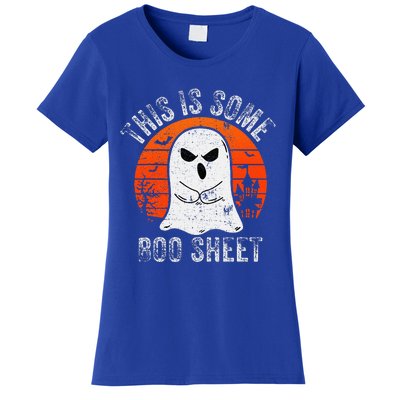 This Is Some Boo Sheet Ghost Halloween Costume Women's T-Shirt