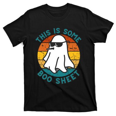 This Is Some Boo Sheet Ghost Halloween Costume Vintage T-Shirt