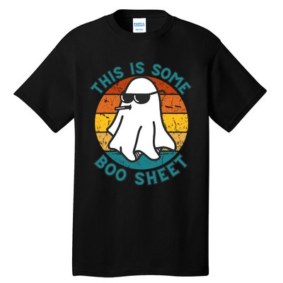 This Is Some Boo Sheet Ghost Halloween Costume Vintage Tall T-Shirt