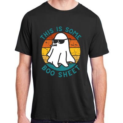 This Is Some Boo Sheet Ghost Halloween Costume Vintage Adult ChromaSoft Performance T-Shirt