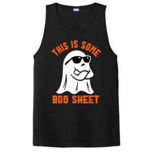 This Is Some Boo Sheet Cool Ghost Funny Halloween Costume PosiCharge Competitor Tank