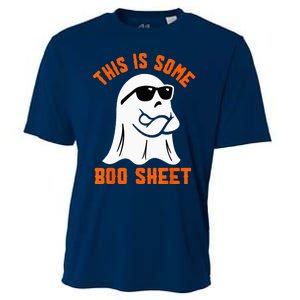 This Is Some Boo Sheet Cool Ghost Funny Halloween Costume Cooling Performance Crew T-Shirt