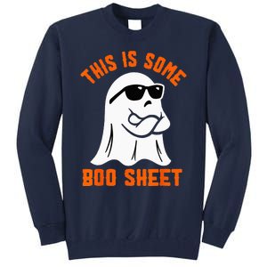 This Is Some Boo Sheet Cool Ghost Funny Halloween Costume Tall Sweatshirt