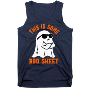 This Is Some Boo Sheet Cool Ghost Funny Halloween Costume Tank Top