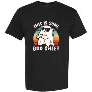 This Is Some Boo Sheet Funny Halloween Ghost Garment-Dyed Heavyweight T-Shirt