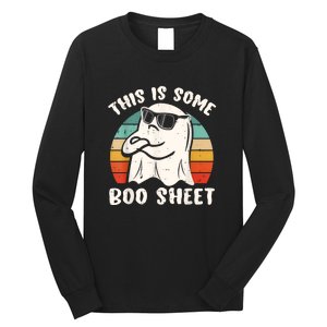 This Is Some Boo Sheet Funny Halloween Ghost Long Sleeve Shirt